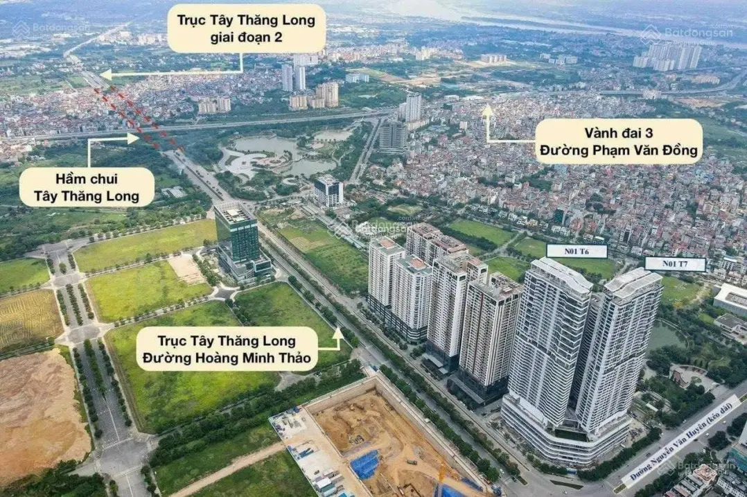 Bán Qũy căn hộ cao cấp tòa tháp đôi Han Jadin N01 - T6 & N01 - T7 Ngoại Giao Đoàn. Giá cực tốt.