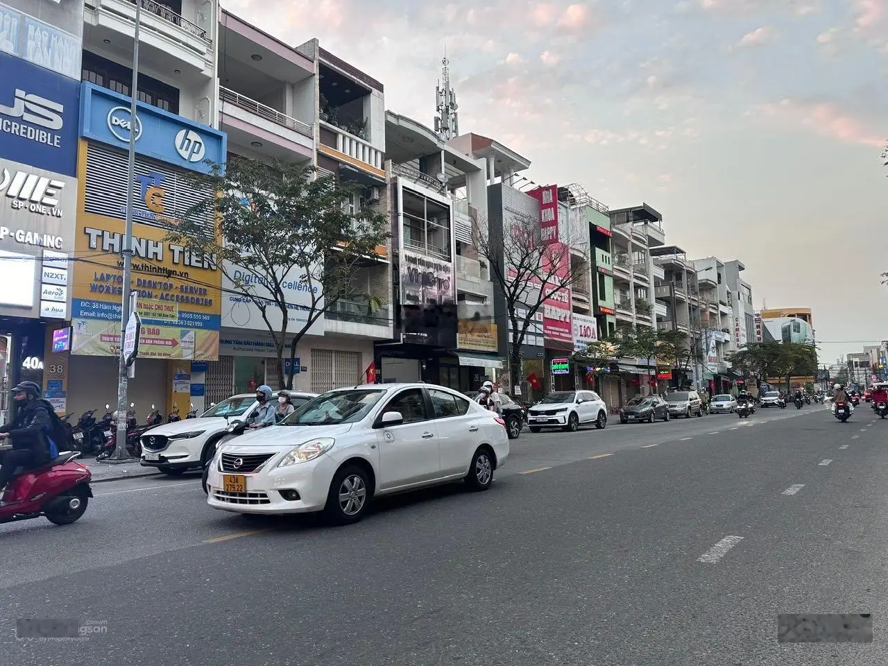 Sụp hầm mặt tiền hàm nghi 100m2 , con đường công nghệ , kinh doanh đầu tư sinh lời cao