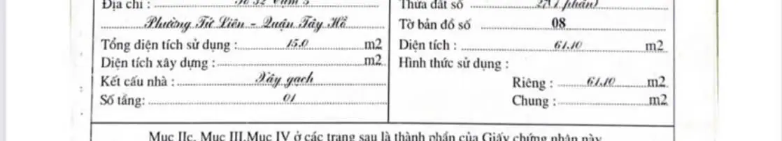 Giảm 500tr, 61m2 chính chủ, mặt phố lớn, Âu Cơ, rẻ nhất thị trường Lh 0394 434 ***
