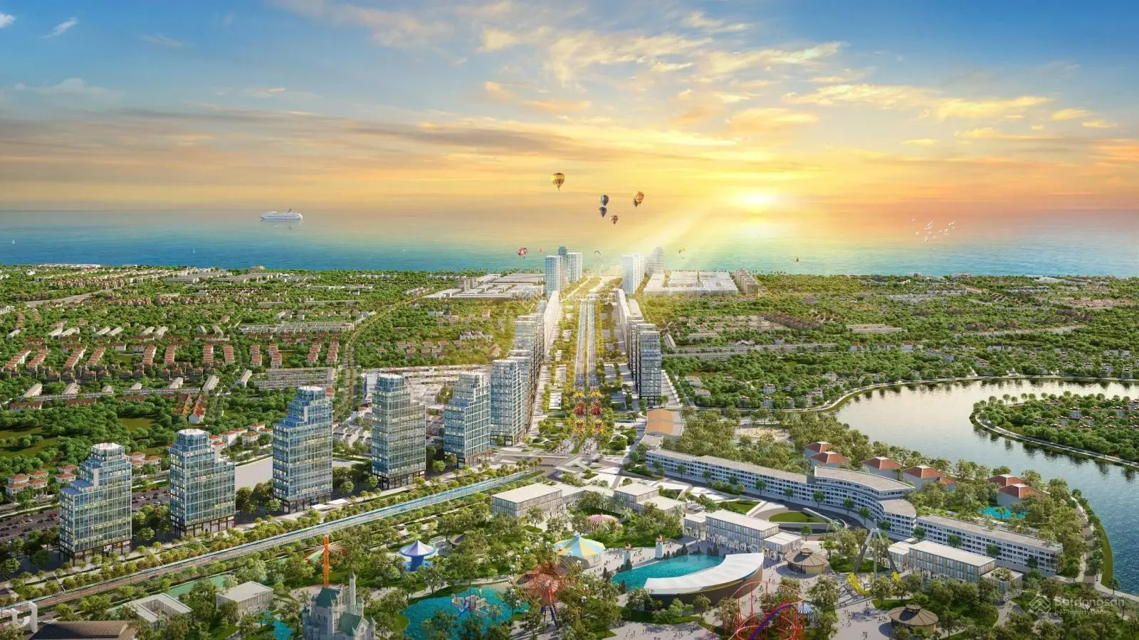 Lời ngay 1 tỷ mua ngay shophouse 5 tầng Sun Grand Boulevard Sầm Sơn View trực diện Công viên (Hiếm)