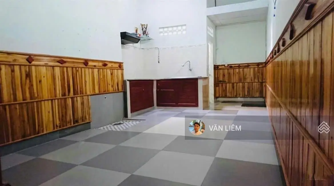 Nhà đường Lê Văn Tám - Phước Long - DT: 76.6m2 sau QH còn 48.1m2 - Nhà cấp bốn có gác lửng