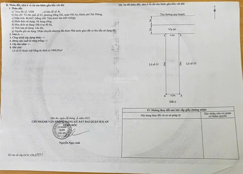 Bán đất TĐC Thiên Đường giá rẻ nhất thị trường