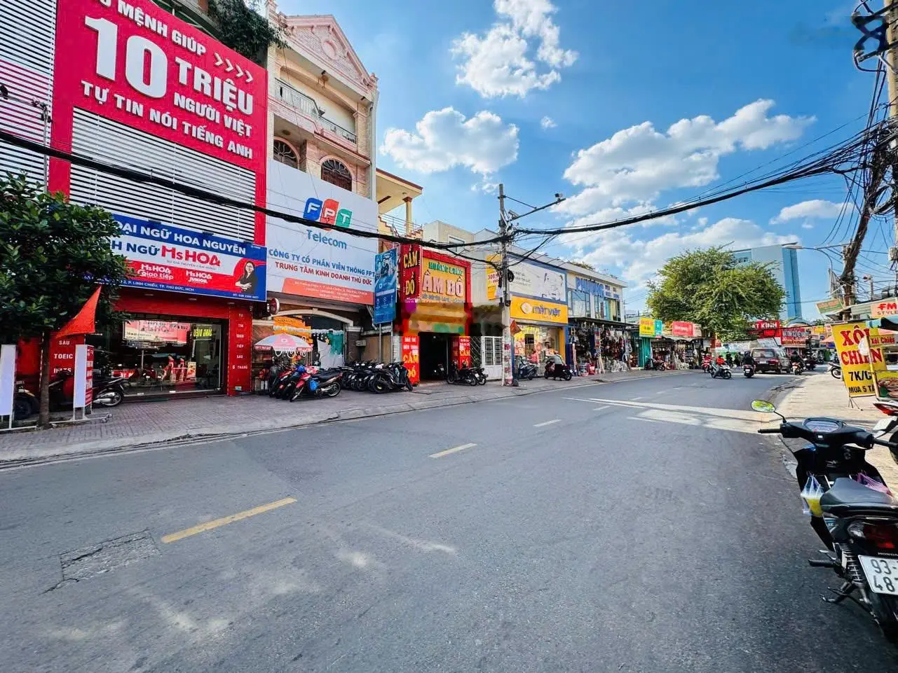 Siêu hiếm - mặt tiền Hoàng Diệu 2 Ngay ĐH Ngân Hàng - ngang 8 x36m - giá 139 tr/m2 - HĐT 120 triệu