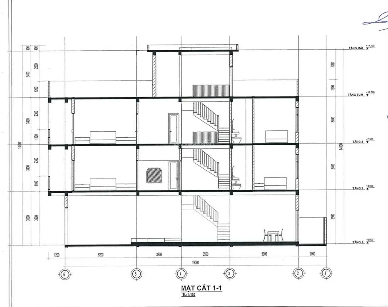 Nhà thô 3 tầng VCN Phước Long 2 đường B8 giá 6.8 tỷ bàn giao thô trước 11/2024