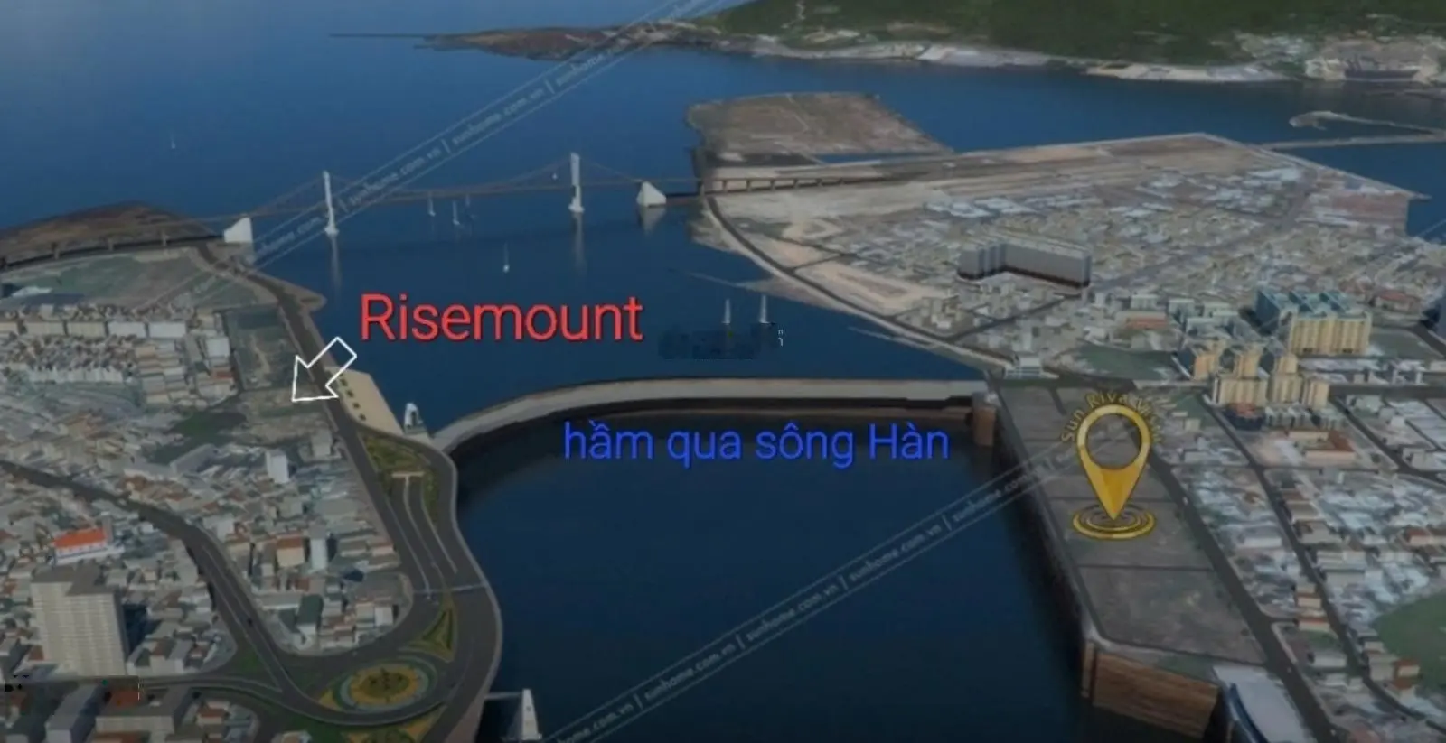 Căn hộ cao cấp 5* risemount với kính dát vàng 24k giá chỉ 3,5 tỷ (1pn-2pn), view sông hàn