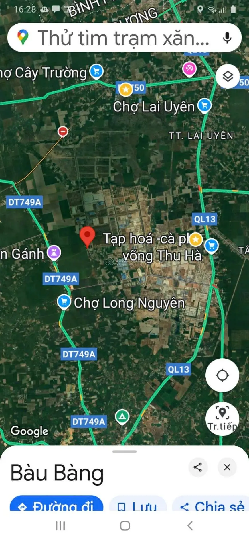 Chính chủ bán đất mặt đường trung tâm ba khu công nghiệp Bàu Bàng, Tỉnh Bình Dương tiềm năng cực kỳ