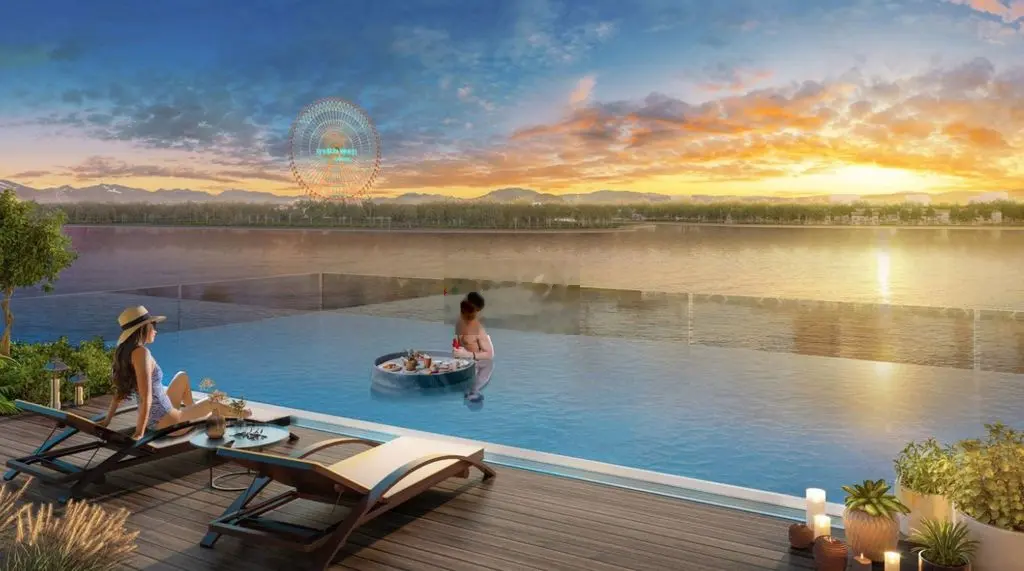 Còn 1 căn 2 PN, 1 WC view biển tầng 21 Sun Cosmo giá rẻ