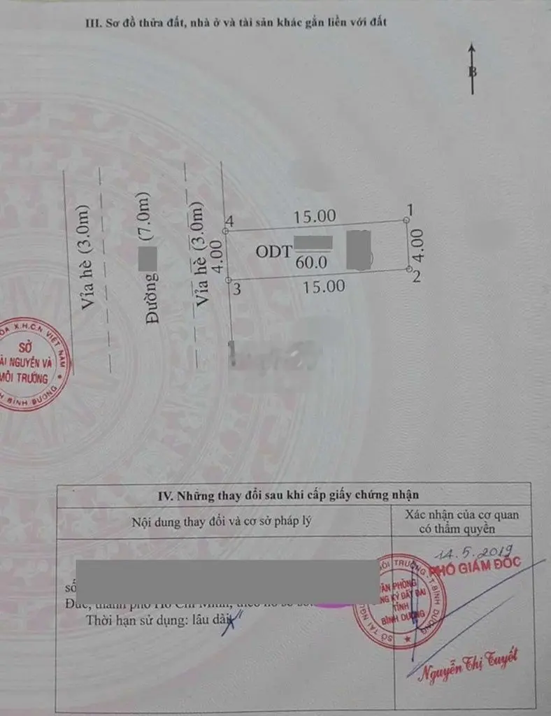 Bán nhà mặt tiền giá 2,2 tỷ, diện tích 60 m2, tại Thuận An, Bình Dương