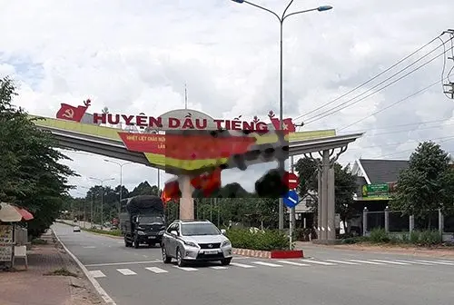 Đất thổ cư ngay thị trấn Dầu Tiếng, sổ hồng riêng, mặt tiền đường nhựa