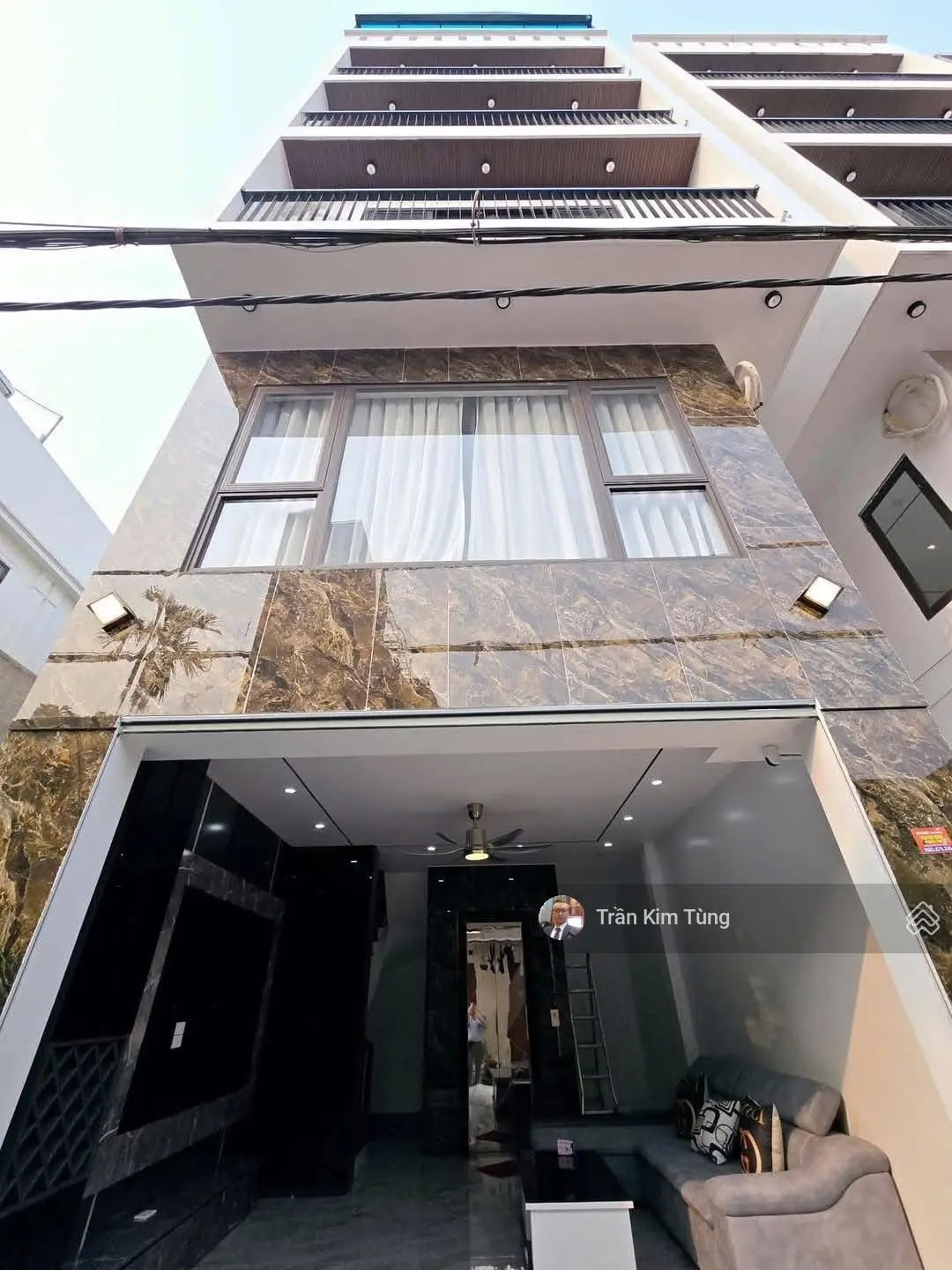 Bán nhà phố đàm quang trung - long biên 6 tầng, thang máy, full nội thất, ngõ thông
