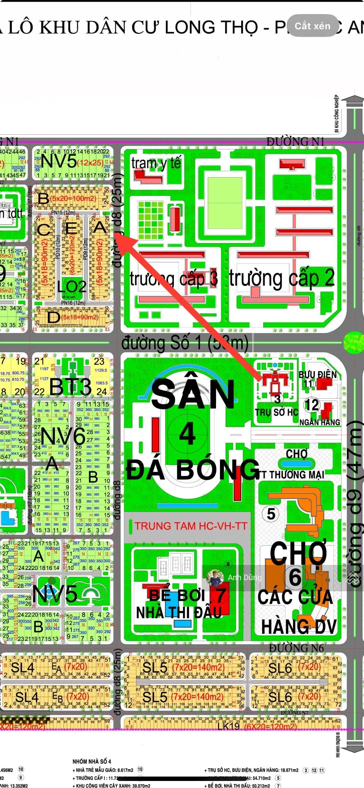 Bán lô đất nhà phố đường 25m, DT 90m2 dự án HUD Nhơn Trạch, giá cực rẻ