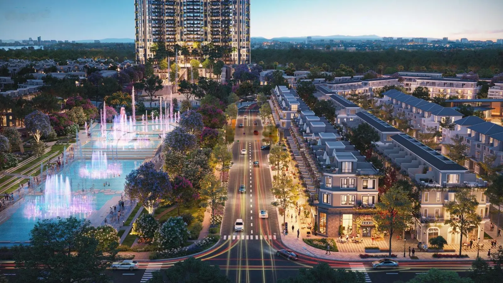 Nhà phố view quảng trường nhạc nước ánh sáng - Eco Central Park, CK 10% - HTLS 30 tháng