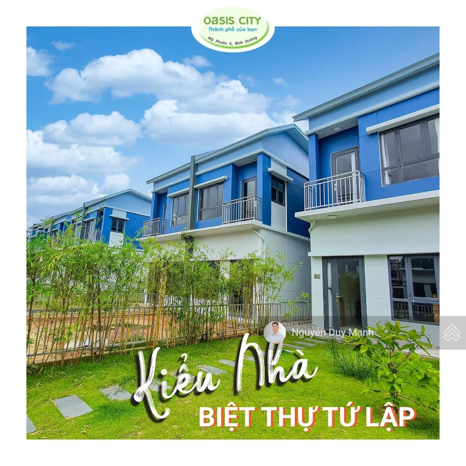 Bán gấp căn tứ lập 83m2/chỉ 1,5 tỷ bao sổ KĐT Oasis City Thành Phố Bến Cát Bình Dương