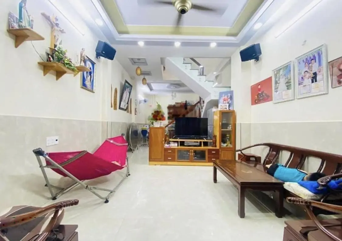 Bán nhà mặt tiền Kinh doanh 5x15 1 lầu gần chợ Xuân Thới Thượng Hóc Môn