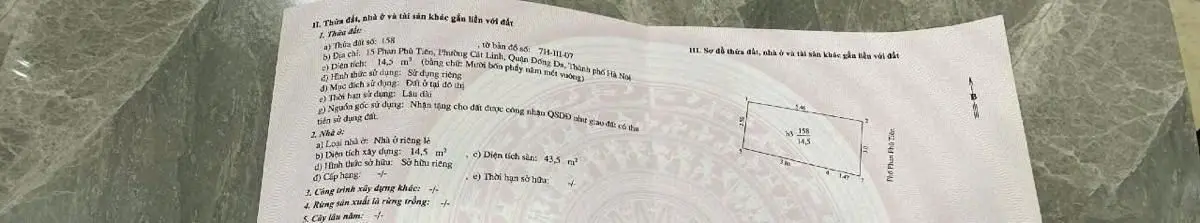 Siêuphẩm mặt phố.kinh doanh đỉnh cao. nhà bán.phố phù tiên. diện tích 15 mét vuông.5 tầng vip