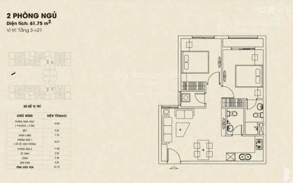 Bán căn hộ Dream Home Palace, Q8. Diện tích 62m2, 2PN, 2WC. Full nội thất, hỗ trợ vay ngân hàng