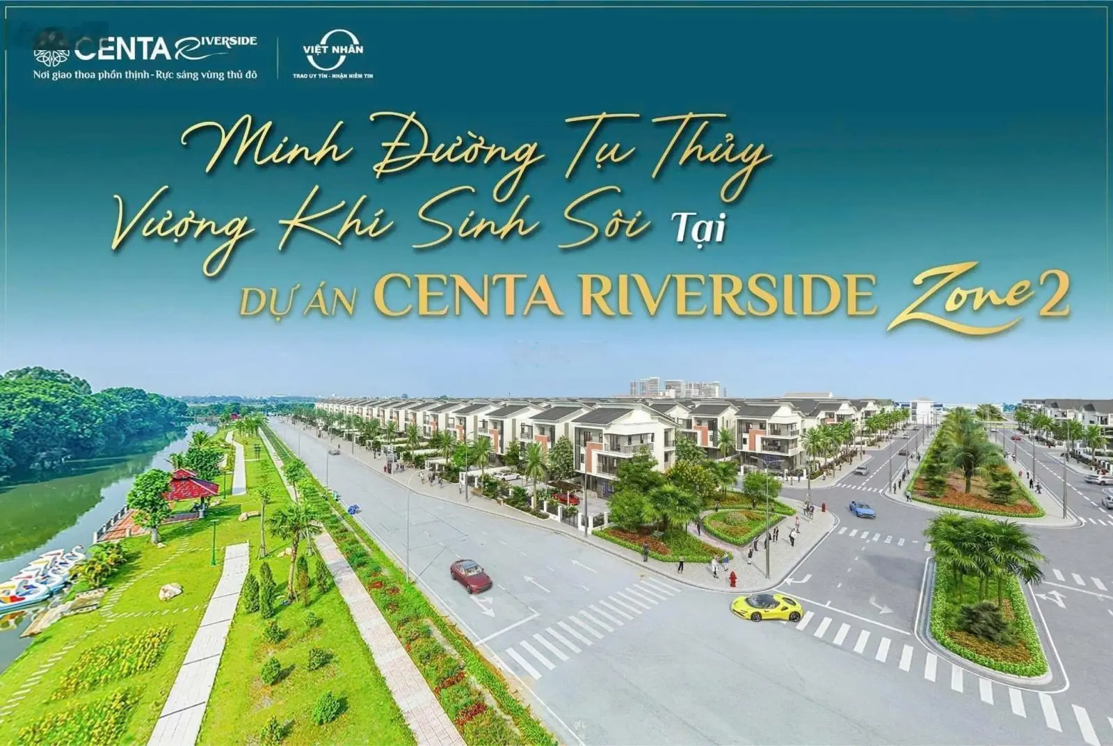 Mở bán dự án mới Centa Riverside VSIP Từ Sơn - Bắc Ninh. Mua giá gốc trực tiếp CĐT vốn chỉ từ 2 tỷ