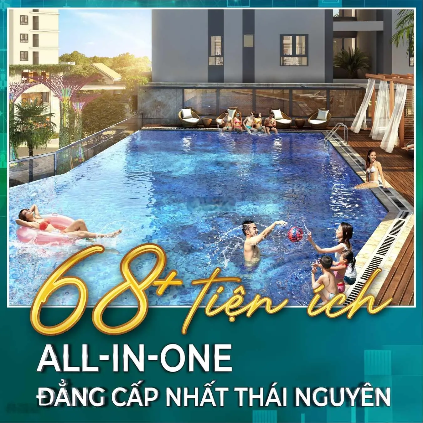 Căn hộ Tecco Elite City giá chỉ 1,42 tỷ VND tại Thái Nguyên