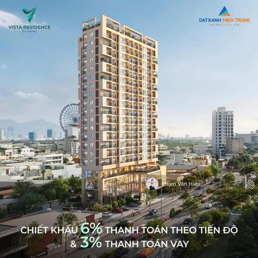 Căn hộ Vista Residence Đà Nẵng -Giá 3,95 Tỷ,Ven Sông Hàn -View Pháo Hoa -Biển Mỹ Khuê Đà Nẵng.