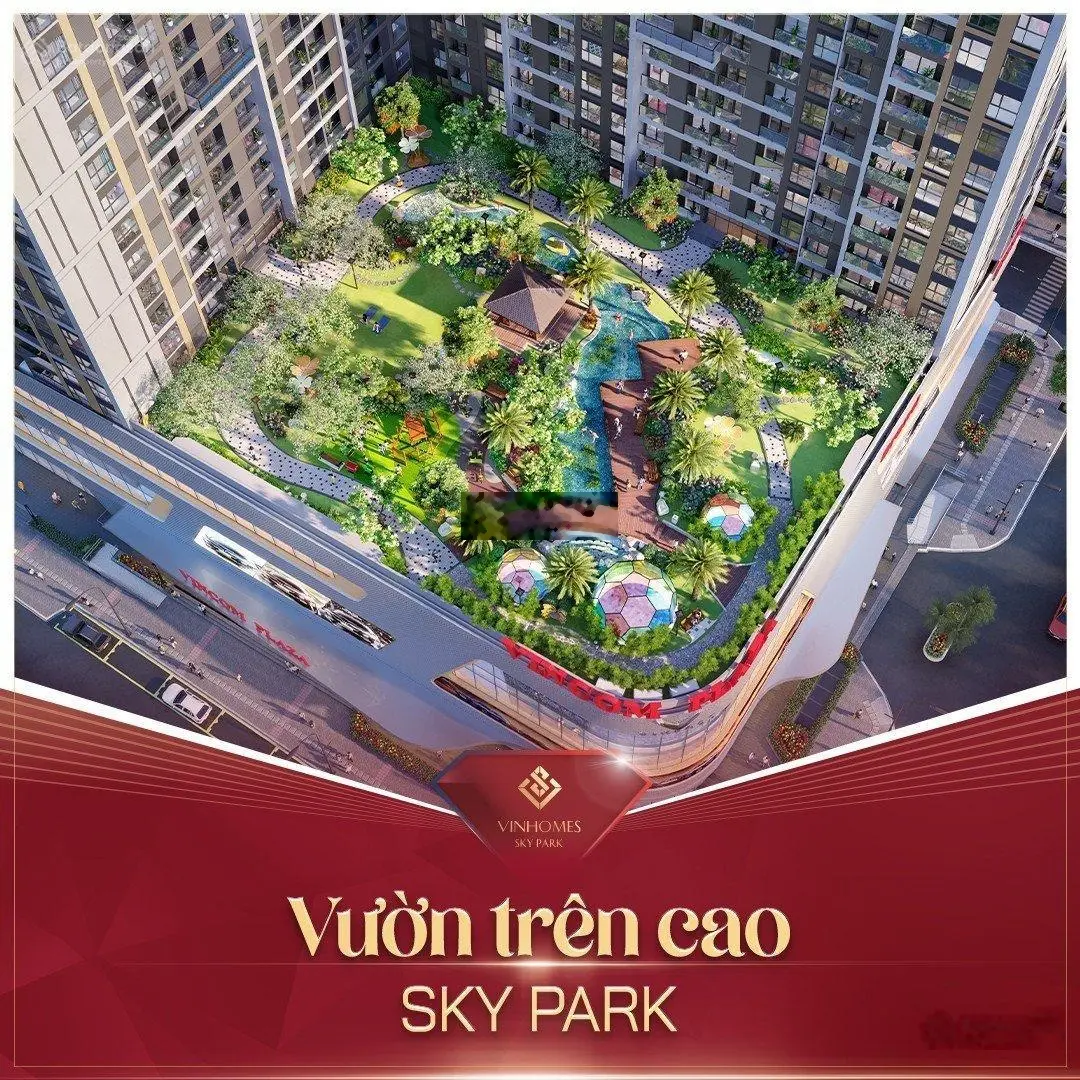 Hot hot. Bán căn hộ studio và 1PN Vinhomes Sky Park Bắc Giang giá từ 1.6x tỷ