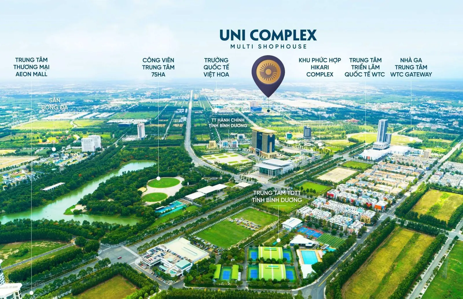 Uni Complex Bình Dương | Chính sách và giá bán của chủ đầu tư