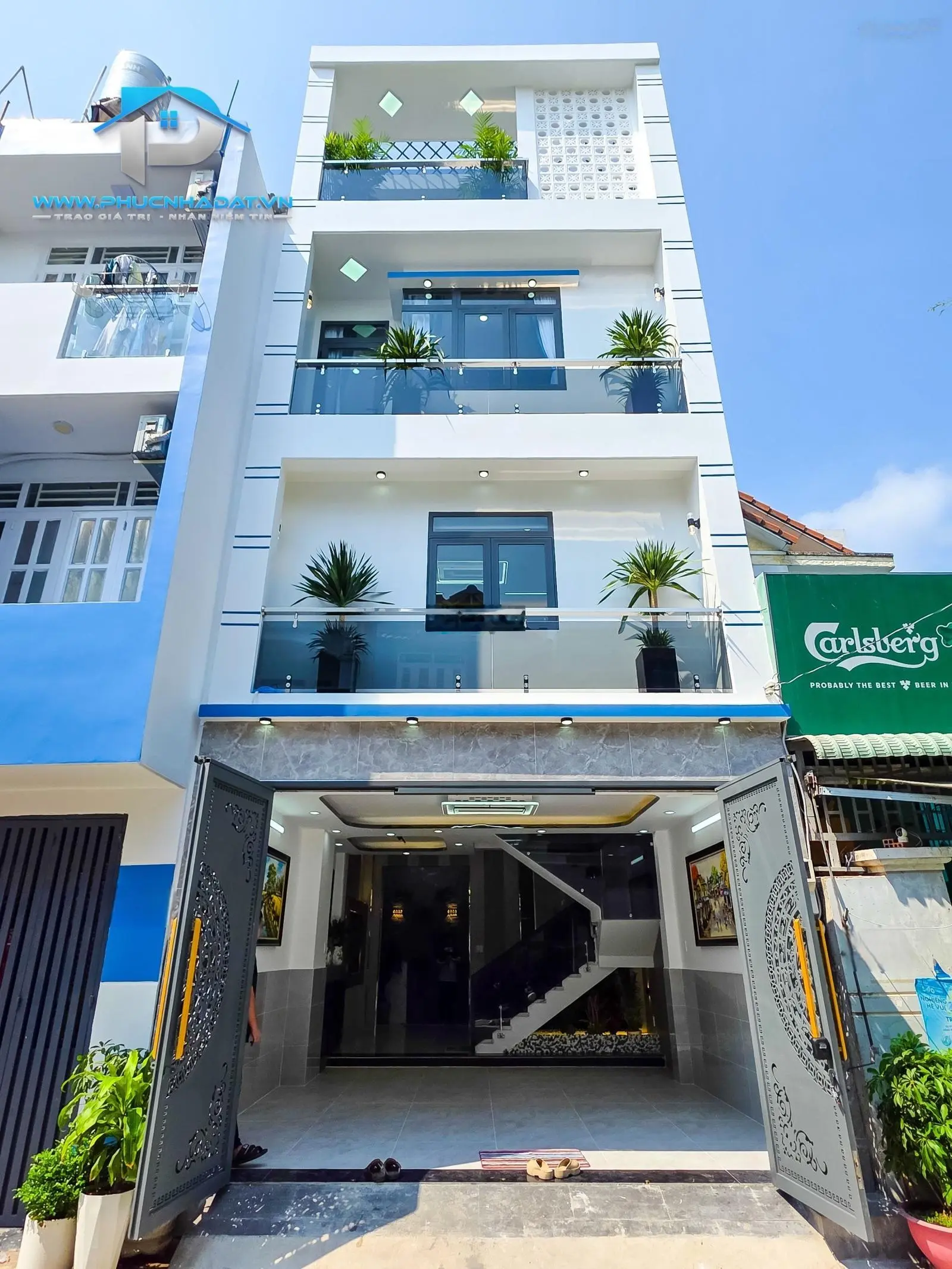 Ngất ngây với siêu phẩm hiện đại đường xe hơi Huỳnh Tấn Phát Nhà Bè - giá 6.6 tỷ, 5x11m