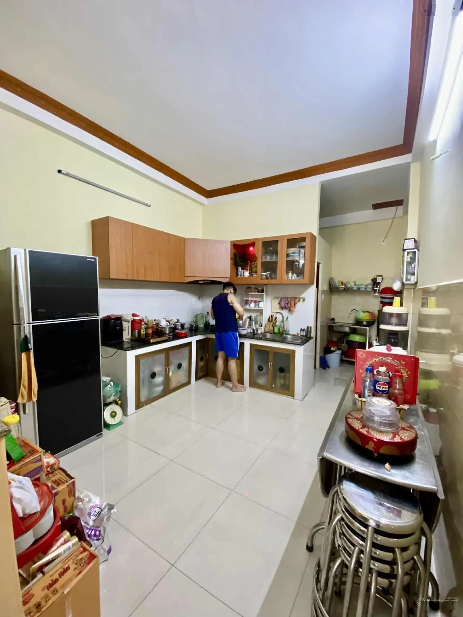 Nhà 2 tầng mái thái - hẻm nhựa xe tải 6m - ngay trung tâm hành chính hóc môn - 55m2 - giá 3.25 tỷ