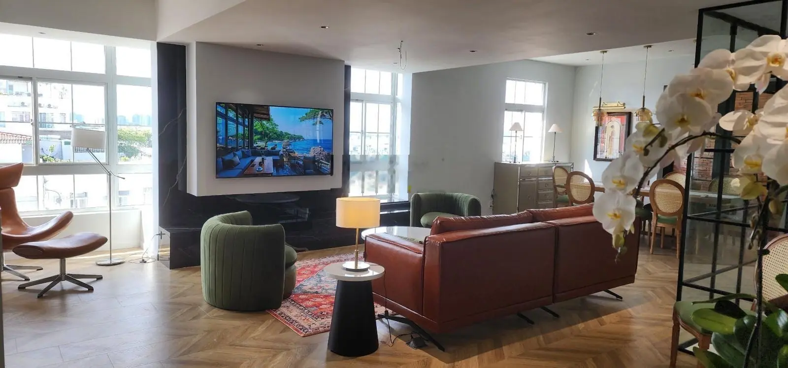 Nhà đẹp mới 100%, Penthouse Sky, 3 tầng, 257m2, view Landmark 81, nhà full nội thất đẹp xịn