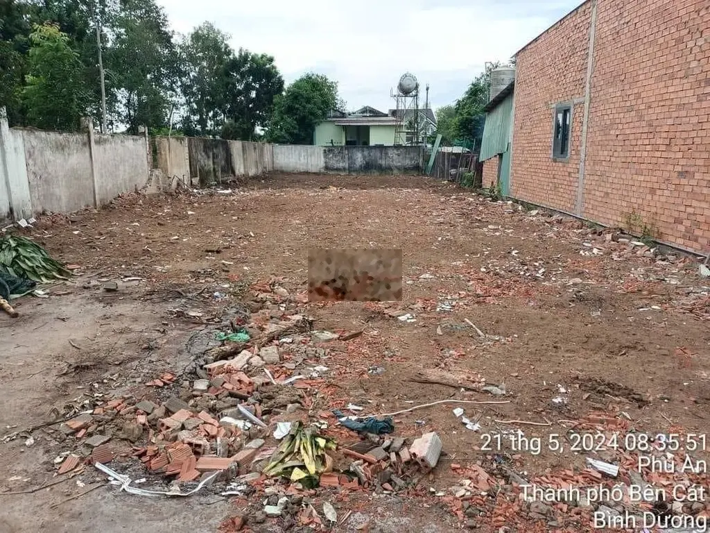 Siêu lợi nhuận chỉ 960triệu/366m2 ngay tại Phú An, Bến Cát, Bình Dương