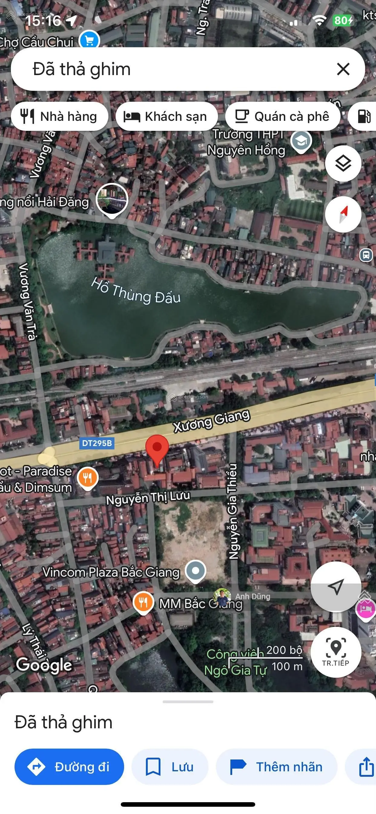Bán nhà 4T mặt đường Xương Giang(79,4m2), gần Vincom Bắc Giang, giá tốt 9.5 tỷ, vị trí kinh doanh