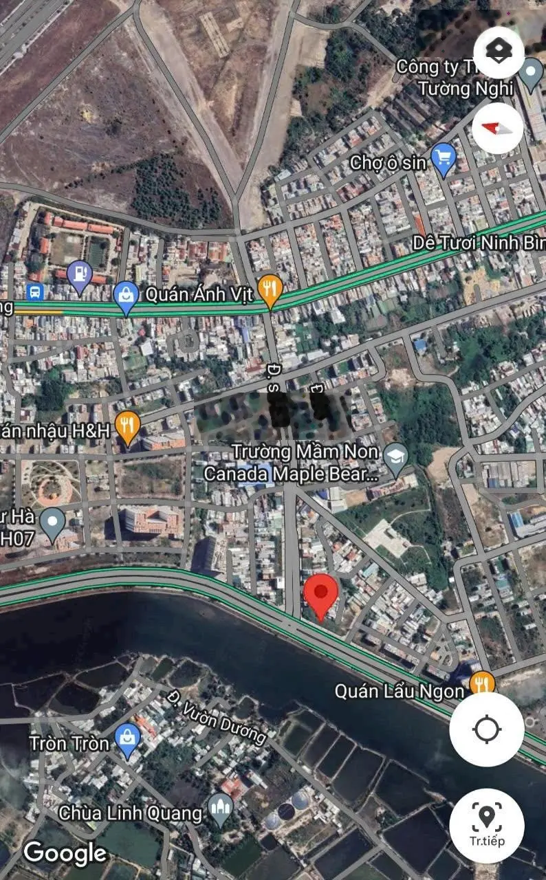 BĐS Thiên Phước: Đất đường A1 VCN Phước Long 1 view sông vỉa hè 7m 65 triệu/m2