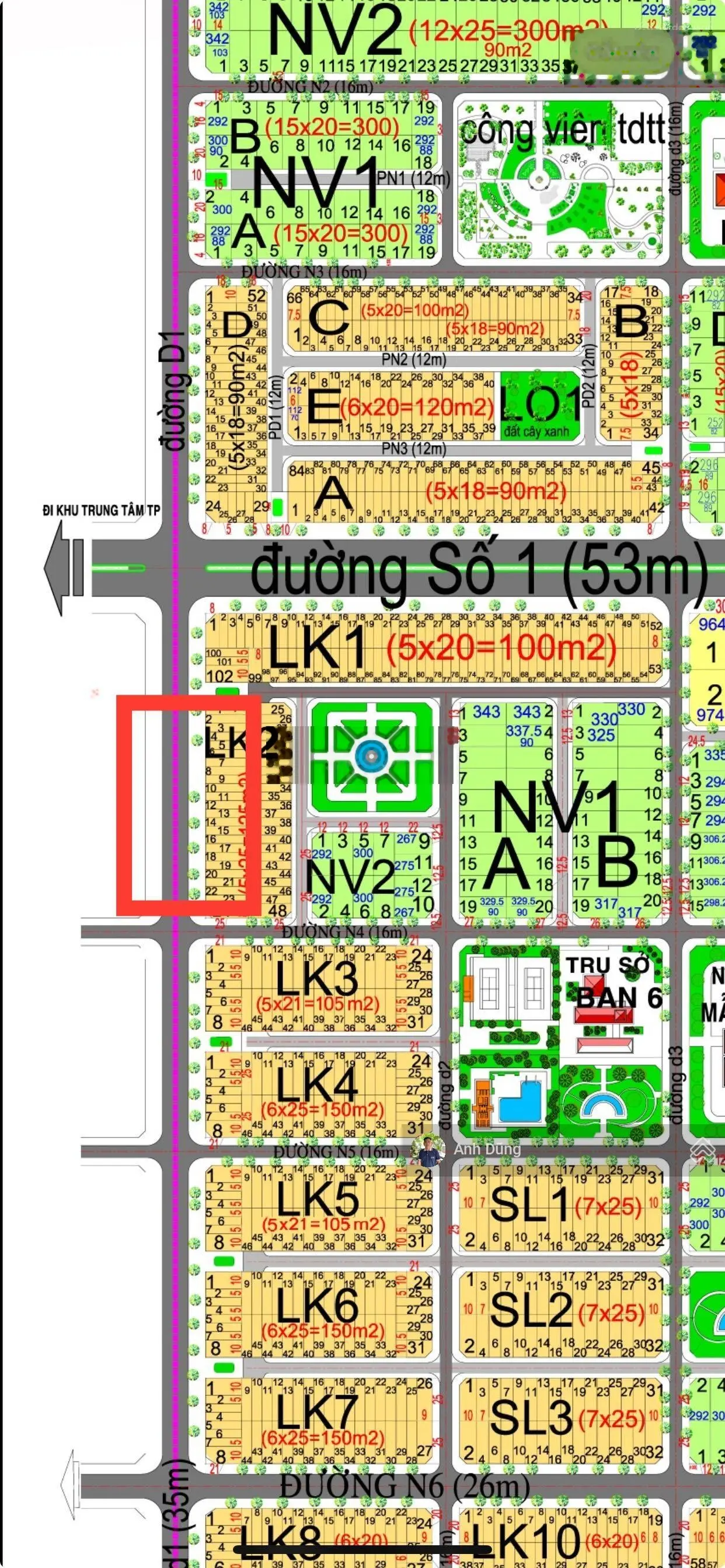 Cần bán nhanh nền đất mặt đường 35m(D1)125m2 trong dự án HUD tại xã Phước An - Long Thọ, Nhơn Trạch