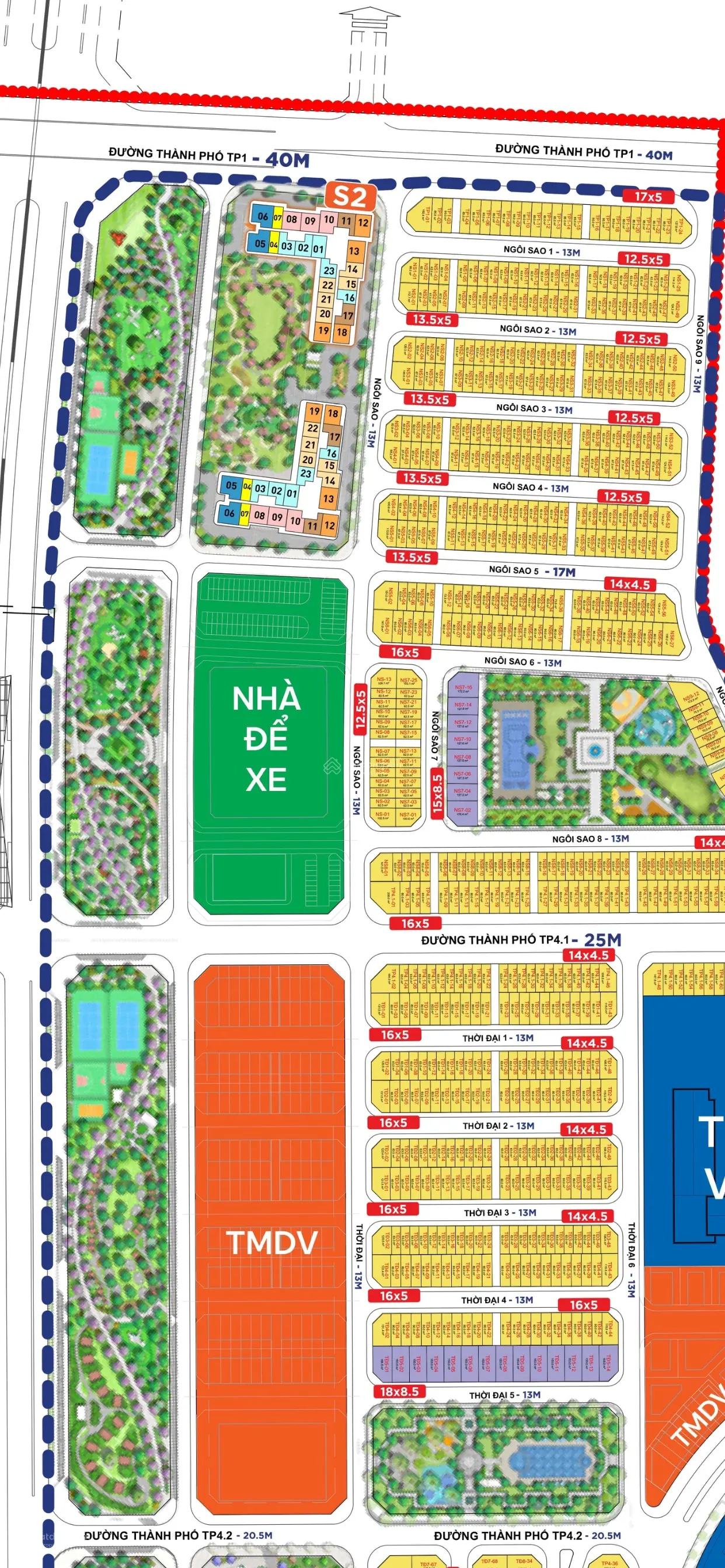 Bán căn hộ liên kề 5 tầng Vinhomes Cổ Loa cận kề chung cư và đường 40m, mặt tiền 5m đường 13m