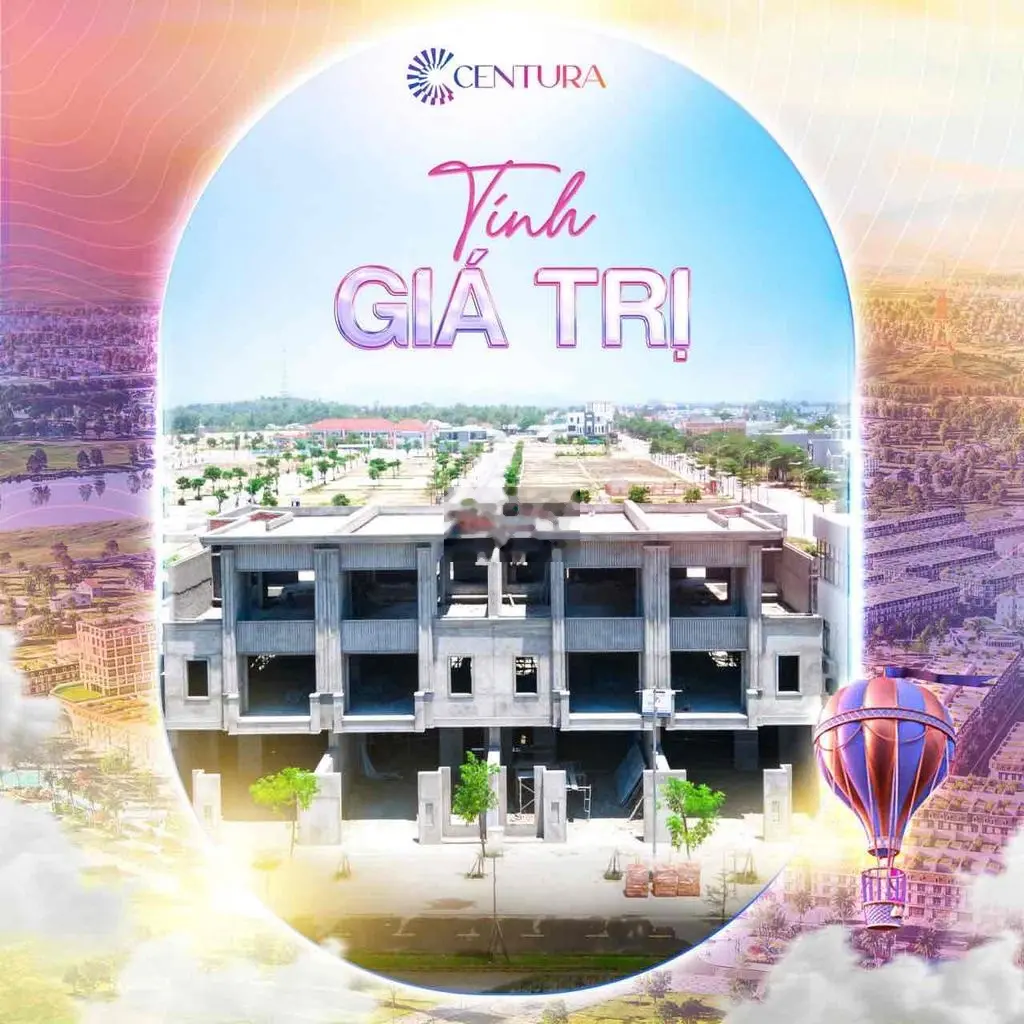 CENTURA CITY - Độc quyền sẵn sổ - Giá 15tr/m2 - TT Thành Phố mới