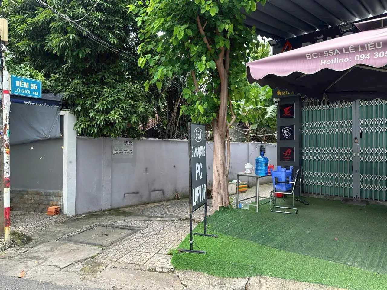 Hẻm 4m 1 sẹc Đường Lê Liễu 5,5x7,5 DT 40m2 1 lầu