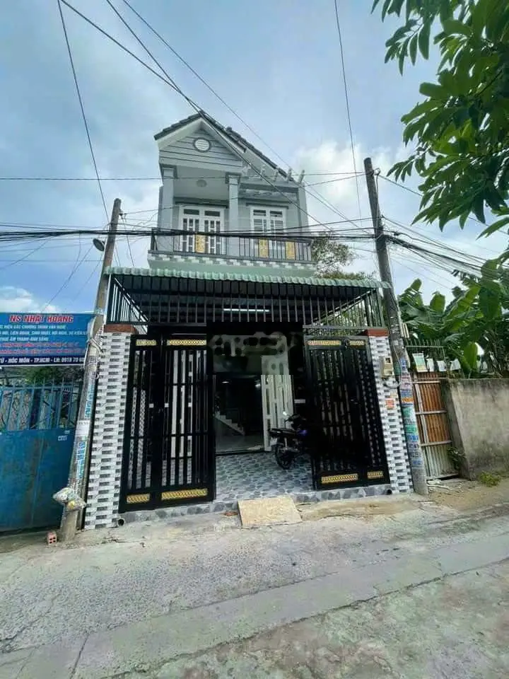 BÁN NHÀ SHR 1 TRỆT 1 LẦU 1/60M NGUYỄN THỊ SÁU,THỚI TAM THÔN , HÓC MÔN