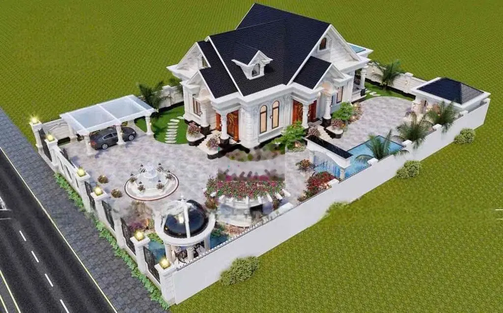NỀN BIỆT THỰ GIÁ RẺ,CÓ SẲN VƯỜN CÂY ĂN TRÁI TRÊN ĐÁT