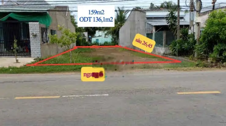 BÁN ĐẤT Ở THỊ TRẤN CỦ CHI CẠNH TỈNH LỘ8 159M2 GIÁ 980TR SỔ HỒNG RIÊNG