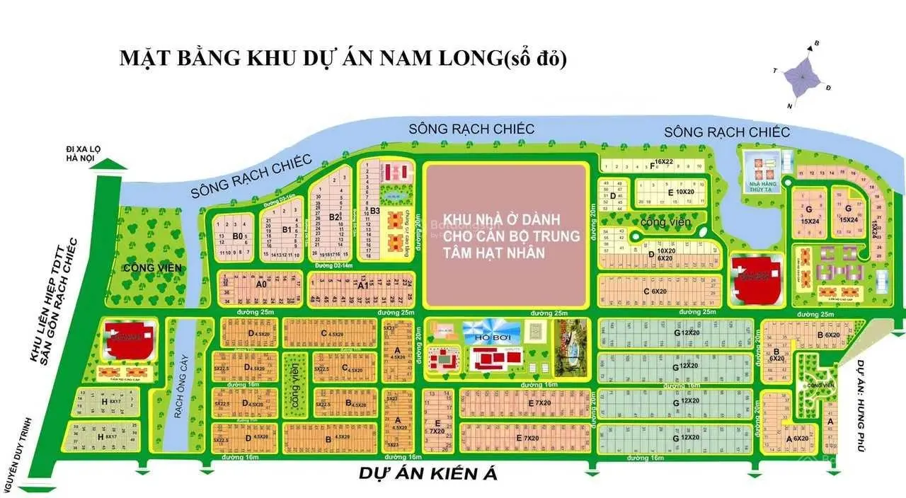 Đất nền dự án KDC Nam Long Q9. Giá đầu tư