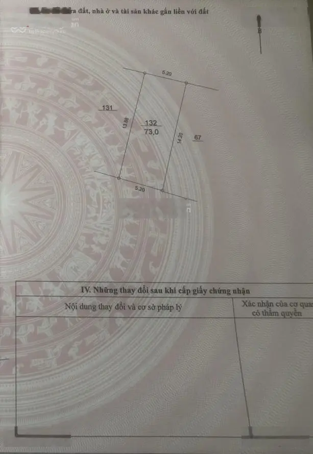 Bán nhà c4 73m2 Thuý Lĩnh chỉ 5tỷ
