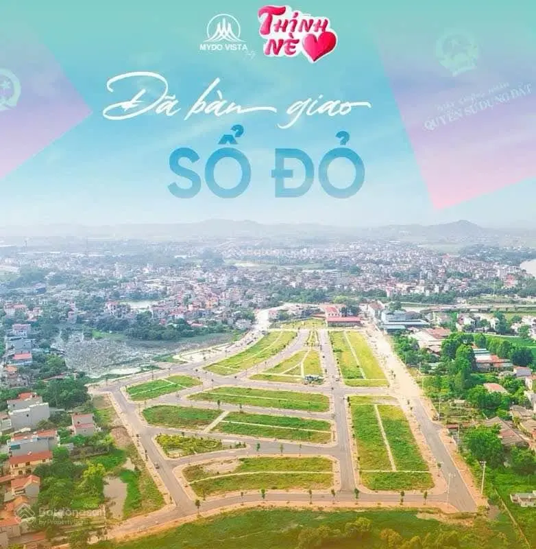 HÀNG ĐỘC TẠI Mỹ Độ Vista City Bắc Giang, bán đất nền 80m2, giá 30 triệu/m2
