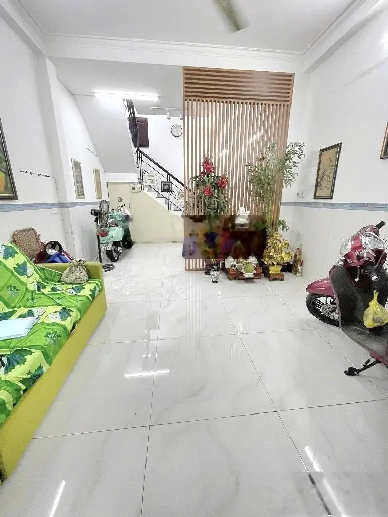 NHÀ 4 TẦNG HẺM ÔTÔ THÔNG - CÁCH VÀI CĂN MẶT TIỀN CHỢ LỚN THÔNG HẬU GIANG