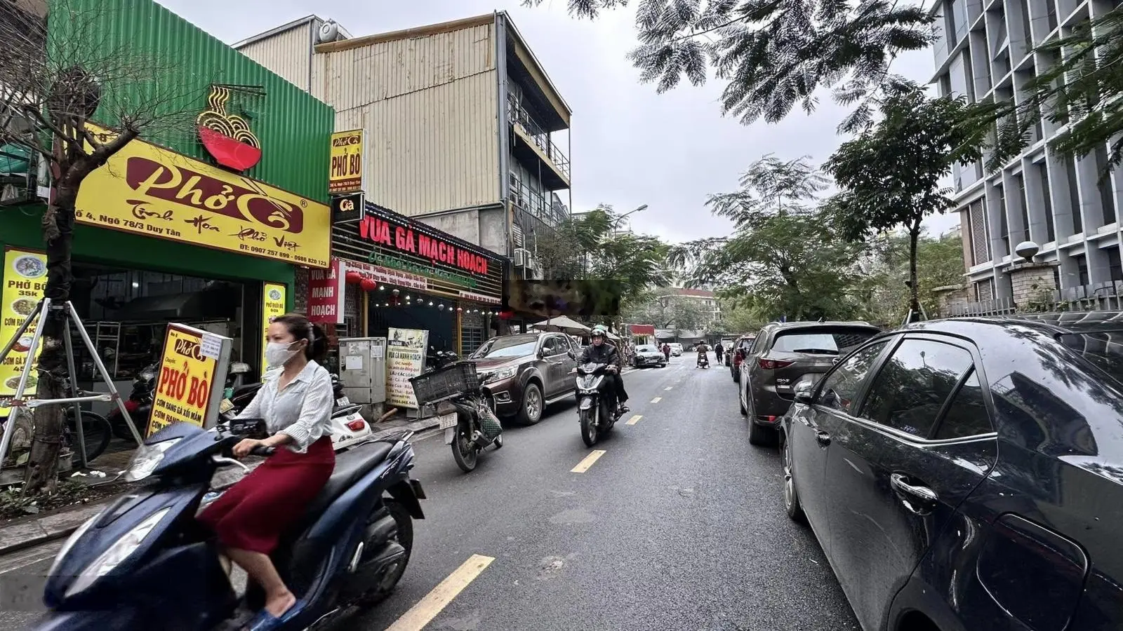 Bán nhà ngõ 78 DUY TÂN, Kinh Doanh, ô tô tránh, vỉa hè DT 100m2 x 4 tầng MT 4m.Gía 39.8 tỷ có TL