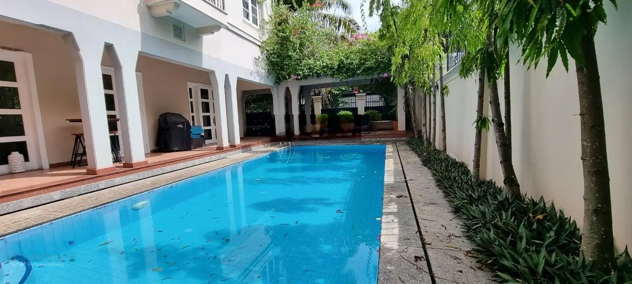 Bán biệt thự đẹp tân cổ điển - hồ bơi, sân vườn - Rivermark Trần Não - 12x22.25m hầm 3L - 69tỷ TL