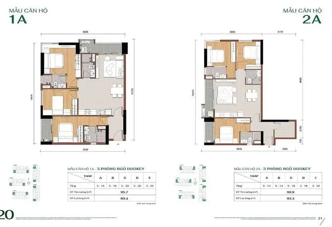 Bán gấp căn hộ MT Eastmark City, góc tầng 14, 3PN=100m2 chỉ 39,6tr/m2