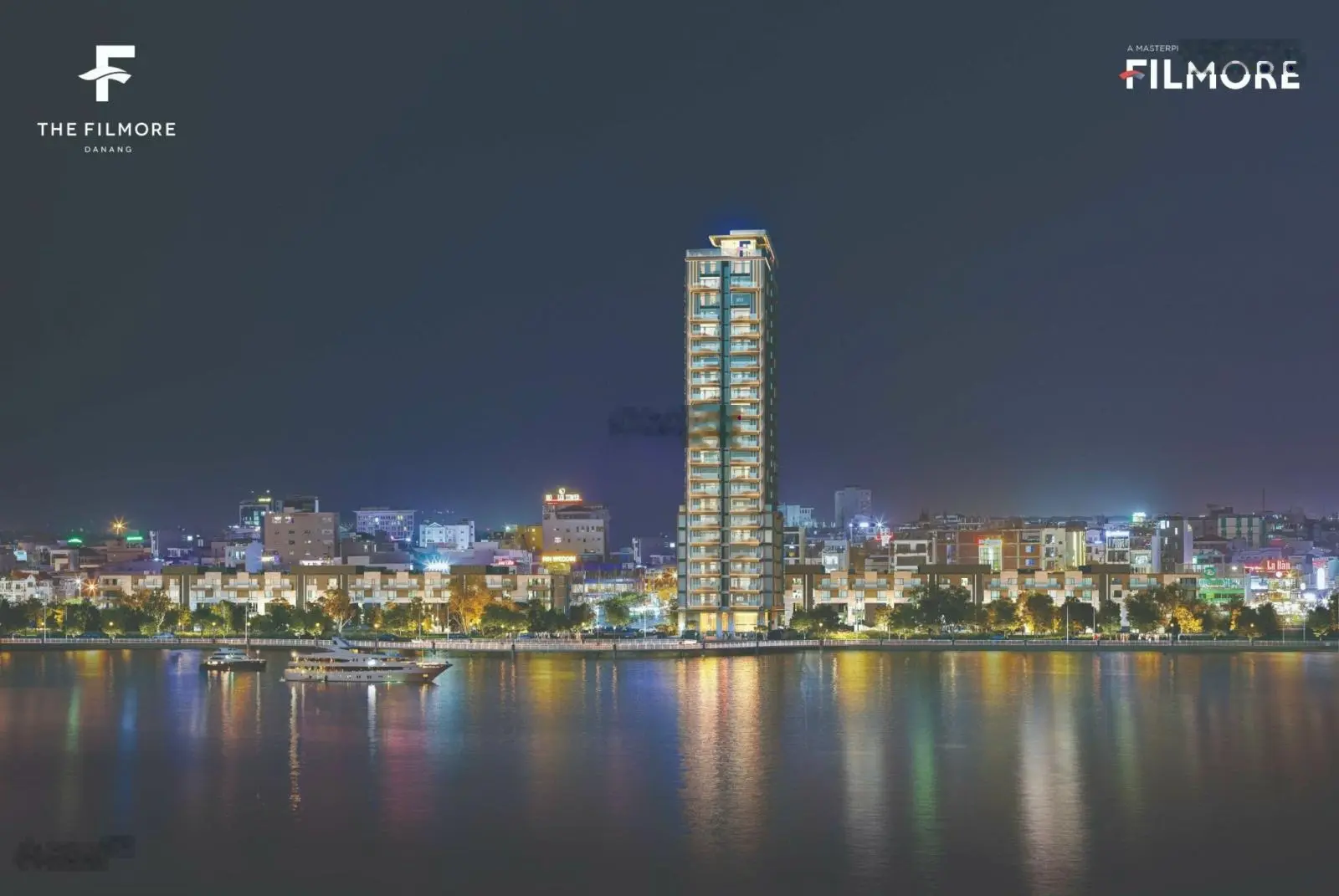 Sập hầm Filmore với căn hộ cao cấp chuẩn 5 sao, view trực diện sông Hàn, 1PN, giá hấp dẫn, sổ sẵn