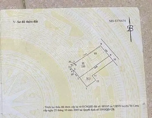 Bán 230m2 đất tại Trung Văn, đường ô tô, ngõ thông, nở hậu, 39.5 tỷ