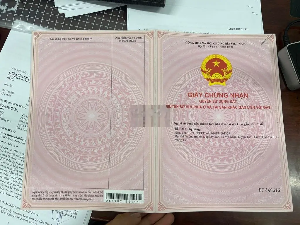 Bán đất mặt tiền đường trục chính sân bay Lộc An