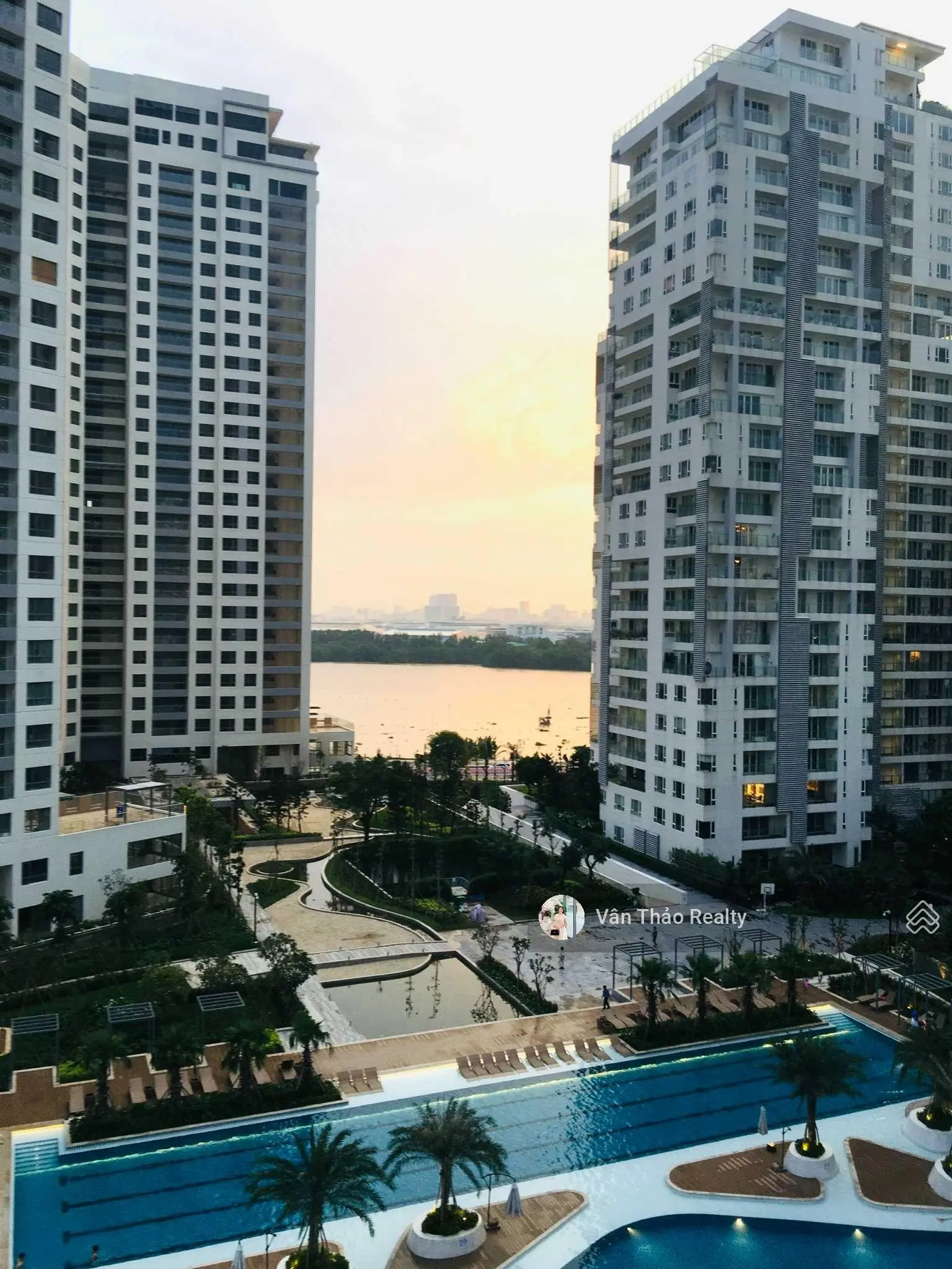 (Cỡ lớn 124m2) Căn hộ 3PN Đảo Kim Cương Quận 2 - View Sông + Landmark + Hồ bơi nội khu đẹp xuất sắc