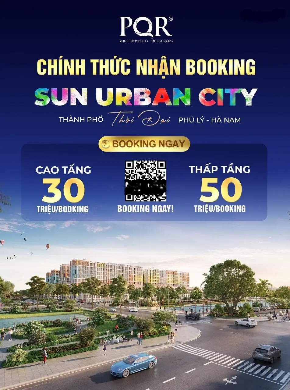 Nhận booking sớm dự án Sun Hà Nam, sát TP Phủ Lý, 2 tuyến đường 80m bao quanh, giá chỉ từ 70tr/m2